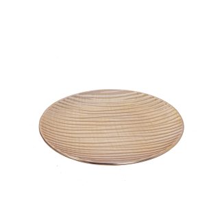 Πιατέλα κεραμική σατινέ χρυσό 30cm HomeGuru CT406