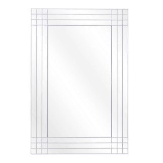 Καθρέπτης τοίχου με πλαστικό πλαίσιο 90x60cm Inart 3-95-290-0028