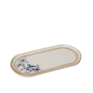 Πιατέλα Οβάλ Step silk 22,2Χ10,9cm Espiel ROV133