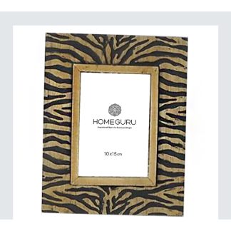 Φωτογραφοθήκη με εθνικ σχέδιο ξύλινη κορνίζα 10x15cm Homeguru ID235