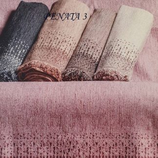 Ριχτάρι σετ 2 τμχ σενίλ καφέ Moda Sofa Ρενάτα-3