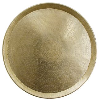 Σφυρήλατος δίσκος αλουμινίου χρυσός 90cm Zaros KS110