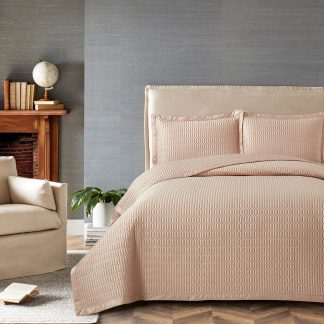 Κουβερλί υπέρδιπλο+μαξιλαροθήκες 2τεμ Manolia amethyst 240x250cm Liolios Home 002207