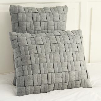 Μαξιλάρι Clusp light grey 40x60cm Liolios Home 002199