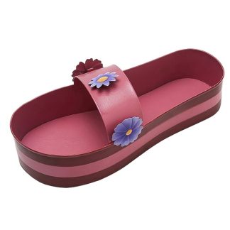 Παντόφλα διακοσμητική ροζ 30cm Espiel WAY120