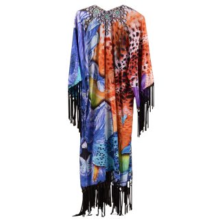 Κιμονό πορτοκαλί/μπλε print Ble Resort Collection 5-41-375-0023