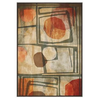 Πινάκας αφηρημένο θέμα τύπωμα σε καμβά 100x70cm Iliadis 76435