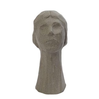 Κεφάλι κεραμικό λαδί 12,5x10,7x25,5cm Espiel KLA338K1