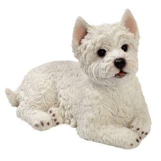 Φιγούρα σκύλος maltese polyresin 27,5x15,3x20cm Espiel KUL107