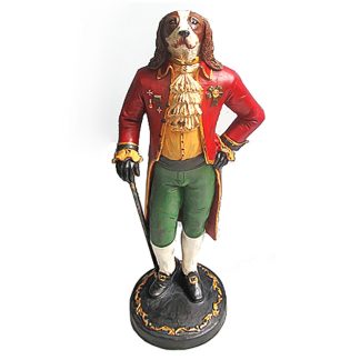 Φιγούρα αριστοκράτη σκύλου 17,5x15,5x48,5cm HomeGuru 24576 TM385