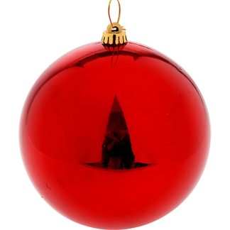 Σετ/4 κόκκινες πλαστικές μπάλες 10cm Iliadis 72318