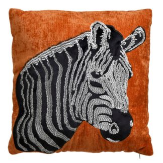 Μαξιλάρι ζέβρα 45x45x7cm InArt 3-40-865-0263
