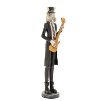 Άλογο με κιθάρα πολυρεζίνης 8x41cm Iliadis 84739