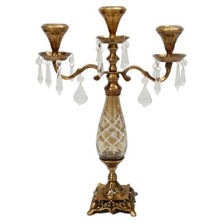 Κηροπήγιο τριπλό 29x13x38cm Papadimitriou Interior BC195