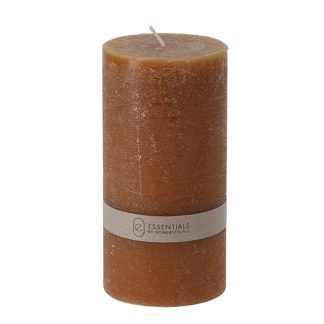 Κερί κορμός ρουστίκ ταμπά 7x7x14cm Zaros 26226 CA427