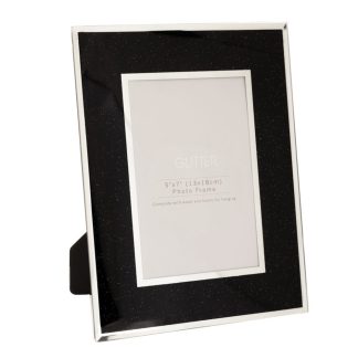 Κορνίζα μαύρη γυάλινη 13x18cm Iliadis 84578