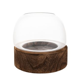 Γυάλα σε βάση 26x26 x9/24.5cm ύψος  Iliadis 84979