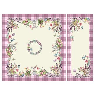 Σετ τραπεζομάντηλο 100x100cm & τραβέρσα 100x40cm 1237 Vassiliadis Bros 410.05.02191