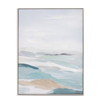Πίνακας ελαιοτυπία σε καμβά αφηρημένη τέχνη "Θάλασσα" 76x100cm HomeGuru 26028 PI353