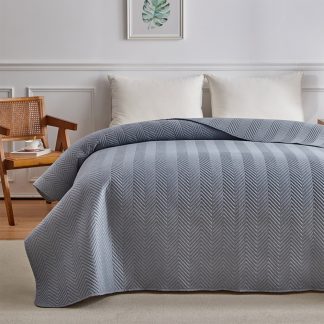 Κουβερλί denim 160x240cm Liolios Home 002426 TESSUTO