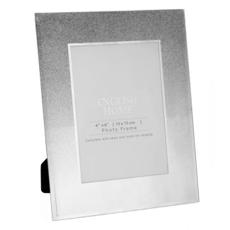 Κορνιζά ασημί γυάλινη 10x15cm Iliadis 84581