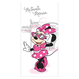 Πετσέτα θαλάσσης βελουτέ disney minnie 56 digital print 70x140cm Dimcol