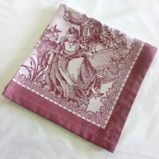 Πετσέτες φαγητού σετ/6 50x50cm Vassiliadis Versalies Grenat Red