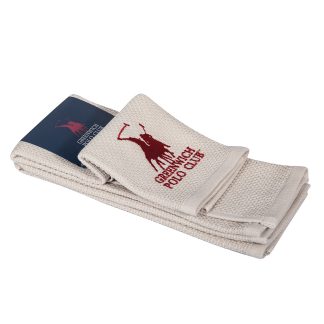 Πετσέτες κουζίνας σετ 2τμχ μπεζ 40x60cm Greenwich Polo Club 2803