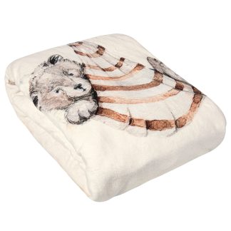 Κουβέρτα fleece baby κρεμ 80x110cm Greenwich Polo Club 8850