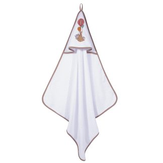 Κάπα baby καφέ | λευκό 80cm Greenwich Polo Club 8850