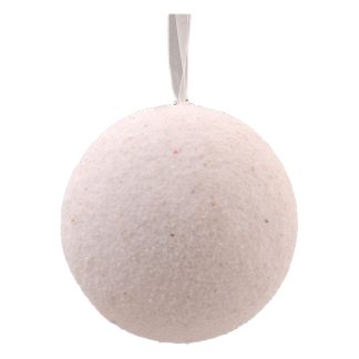 Χιονόμπαλα λευκή από φελιζόλ 12cm Vetur 16141
