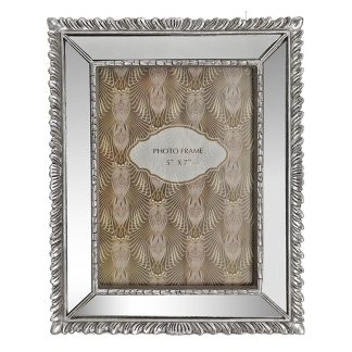 Κορνίζα polyresin ασημί με καθρέπτη 19,5x24,4cm Zaros 25591 KO173