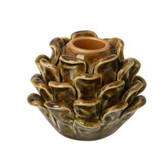 Κηροπήγιο κουκουνάρι λάδι 8,5x6,5cm Zaros 26489 CA445