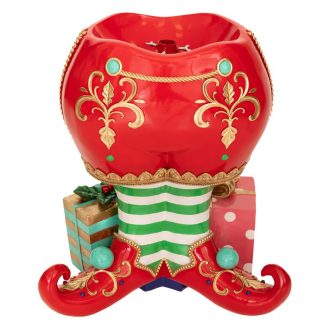 Βάση δέντρου πολύχρωμη polyresin σχήμα παντελόνι ξωτικού 57x41x66cm Iliadis 87806