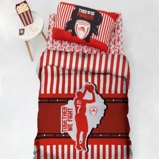 Σεντόνια σετ/3 με λάστιχο Ολυμπιακός bc8 170x260cm Palamaiki 9-020520-001