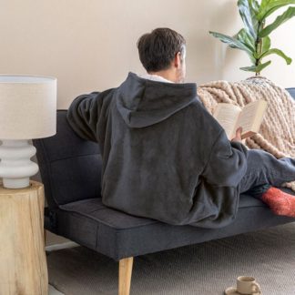 Κουβέρτα με κουκούλα huhu/2 grey one size 90x100cm Palamaiki 9-104856-002