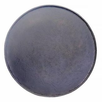 Δίσκος στρογγυλός επίπεδος μαύρος 40x40cm Zaros 26699 IN280