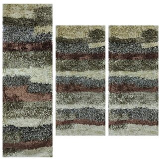 Χαλία σετ/3 brown 70x150cm 70x220cm Koulis Carpets VENZULA