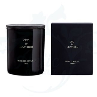 Κερί Oud & Leather 230gr Cereria Molla 1899 5549