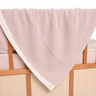 Κουβέρτα Baby Pink Combo 80x100cm Liolios Home 2676 RATTLE