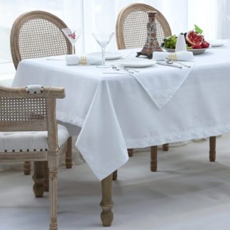 Τραπεζομάντηλο + πετσέτες 40x40 12τμχ ivory 160x260cm Liolios Home 2711 ADEL