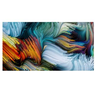 Πίνακας γυάλινος πολύχρωμος Κίνηση θερμό/ψυχρό 80x150cm Schuller 921688