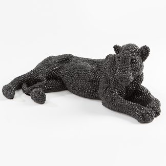 Λιοντάρι καθιστό μαύρο 64x22x32cm Schuller 946481