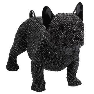 Φιγούρα σκύλος μαύρος boxer polyresin 19,5x9x14cm Espiel FAD103