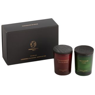 Κεριά σετ/2 mountain pine & gingerbread madeline 70gr+70gr Cereria Molla 1899 XMS270GMMP