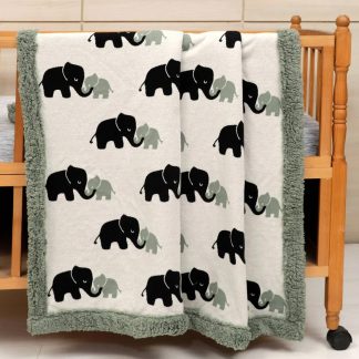 Κουβέρτα Elephant βεβε 100x120cm Liolios Home 2134
