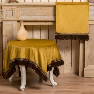 Τραπεζομάντηλο metal gold (κρόσι) 160x260cm Liolios Home 2052 PLS-TB035