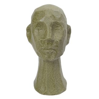 Κεφάλι κεραμικό πράσινο 11,7x11x21,7cm Espiel KLA333K1