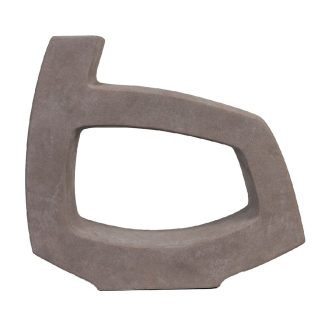 Βάζο κεραμικό κεραμιδί “B” 25,5x8x22,5cm Espiel MAH106