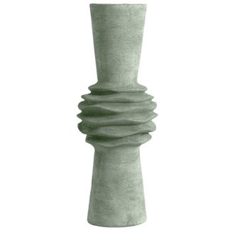 Βάζο κεραμικό πράσινο 18x18x47,5cm Espiel TOF259